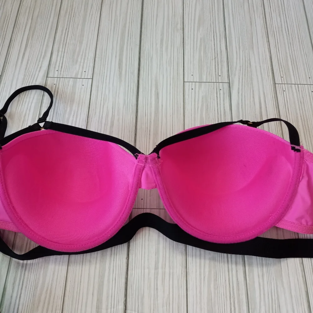 Body Frosting Neon Strappy Caged Bra